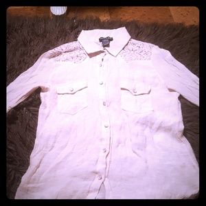 A button down white shirt